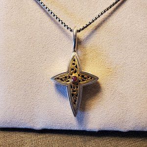 GREEK GOLD AND SILVER CROSS